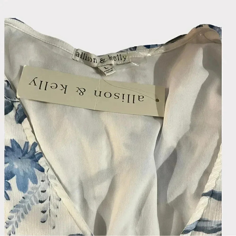 Allison & Kelly faux wrap dress size L NWT - Picture 14 of 14